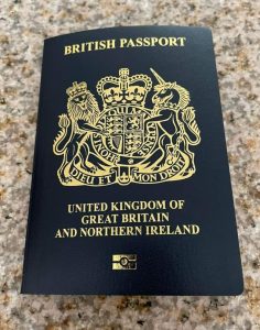 Real and Fake UK Passport