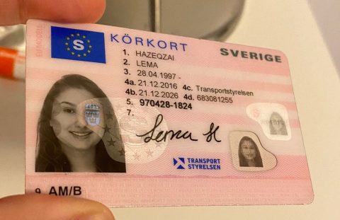 Swedish drivers license for sale online